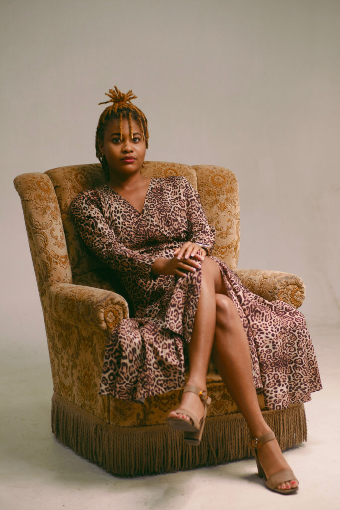 portrait of victoria naa takia nunoo sitting